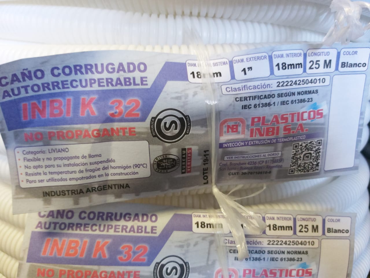 Caño Corrugado 1" INBI
