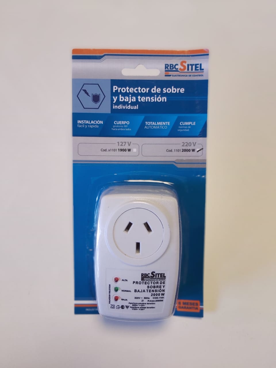 Protector de Tensión Enchufable RBC